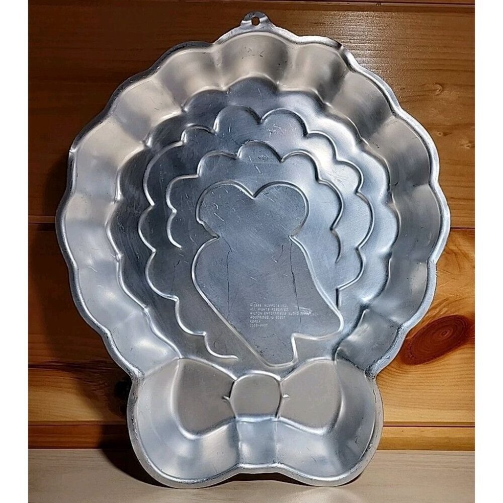 Rare Wilton 1-2-3 Big Bird /Sesame Street cake pan Vintage 1988 #2105-9407